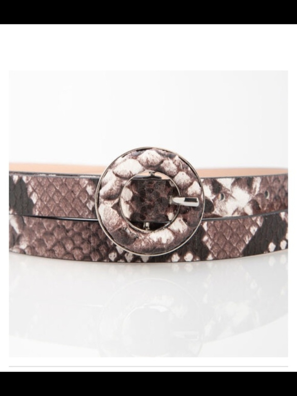 Python Skinny Belt NWT
